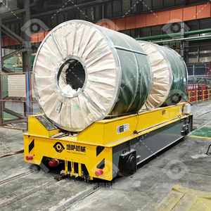 Carrello di Trasferimento da 50 Tonnellate a Buon Prezzo per Bobine d'Acciaio, Veicolo Guidato su Rotaia per Officina con Sistema Ferroviario - Product Image 5