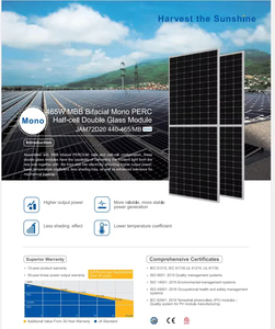 Fabricante de paneles solares <span class=keywords><strong>Ja</strong></span> <span class=keywords><strong>Solar</strong></span> 440W 445W 450W 455W 460W Bifacial Mono Perc Proveedores de paneles de energía <span class=keywords><strong>solar</strong></span> de celda de medio corte - Product Image 2