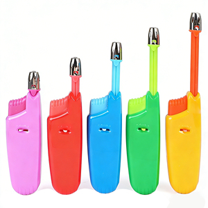 Encendedor de <span class=keywords><strong>butano</strong></span> eléctrico recargable DongQi DQ-1253 de plástico para camping, barbacoa y cocina, con llama para ahumar, ¡el más vendido! - Product Image 4