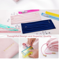 Sac à cordon en velours de 22 pouces pour Mahjong, étui portable personnalisé pour bâtons de Mahjong, pochette d'accessoires de jeu de Mahjong