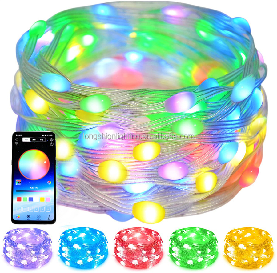 Dream Color Curtain Lights APP Control LED Pixel Lights USB Powered Backdrop Window String Lights