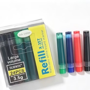 Wholesale Best Price Large Volume Color <b>Ink</b> <b>Refill</b> Set for Refillable Whiteboard Marker Pen - Product Image 5