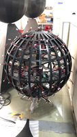 Écran LED sphérique sans soudure P2 P2.5 P5, mur vidéo globe pour musée scientifique, centre commercial, monument