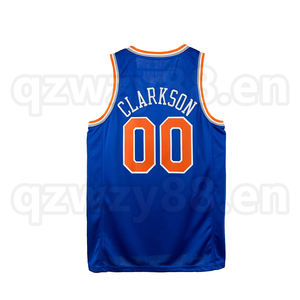 Maglia da basket K-Nicks Towns Randale Clarkson pronta per la spedizione, stampa a trasferimento termico, traspirante, taglie forti, originale - Product Image 2