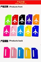 Lettre en caoutchouc de silicone souple personnalisée étiquette de bagage en PVC étiquette de bagage à motif animal 3D accessoires de voyage étiquette de bagage en caoutchouc de silicone