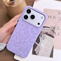 Coque de téléphone en silicone à imprimé léopard pour iPhone 17 Pro Max, nouvelle coque de protection pour téléphone pour femmes à la mode pour iPhone 16
