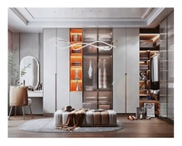Système de porte coulissante sur mesure pour armoire, rangement de placard, organisation de chambre à coucher, meuble de chambre, penderie avec miroir