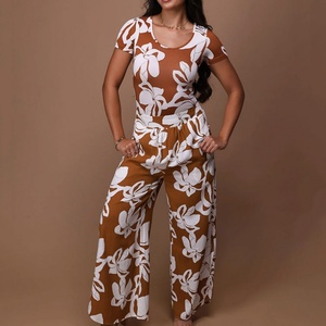 Body de Mujer con Estampado Hawaiano, Transpirable, Combinable con Todo, de Lujo, Tejido de Fibra de Bambú, Personalizado OEM - Product Image 4