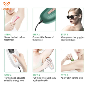 Appareil d'épilation IPL portable à domicile Pakiss à bas <span class=keywords><strong>prix</strong></span>, lumière <span class=keywords><strong>pulsée</strong></span> pour le raffermissement et la revitalisation de la peau, garantie 1 an - Product Image 4