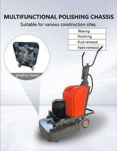 630mm Working Diameter <b>Floor</b> Concrete <b>Polishing</b> & Grinding <b>Machine</b> with Engine Gearbox 7.5kW Motor Power for Surface Grinding - Product Image 2