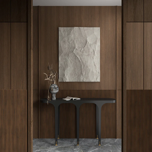 Modellen, hoogwaardige, moderne, waterdichte wandpanelen van holle bamboe en houtvezel WPC voor woonkamer binnendecoratie - Product Image 2