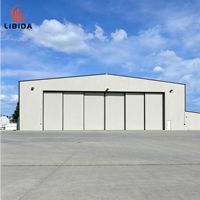 Nave Industrial Prefabricada de Acero de Gran Envergadura, Fábrica de Procesamiento Industrial, Planta de Producción con Estructura Metálica Anticorrosiva