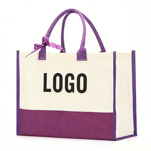 Bolsas de Compras Personalizadas con Logotipo, Bolsas de Tela de Algodón de Gran Capacidad para Mujer - Product Image 3