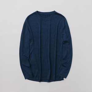 Usine de vêtements en laine <span class=keywords><strong>mérinos</strong></span> 100% pour hommes à bas quantité minimale de commande à Shanghai livraison directe t-shirts en laine <span class=keywords><strong>mérinos</strong></span> lavables fabricant hommes - Product Image 1