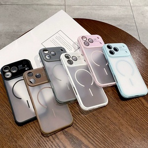 Funda Protectora para Teléfono Móvil con Cobertura Total y Protección Anticaídas en las Cuatro Esquinas para iPhone 17 16 15 14 13 Pro Max, con Ventana Grande y Magnética, de TPU - Product Image 1