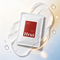 Masque en tissu éclaircissant et anti-taches HERUUN à l'acide hyaluronique, blanchiment doux pour tous types de peau, pack familial jumbo