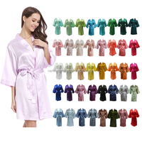 Ropa de Dormir de Satén de Lujo Personalizada para Mujer, Camisón de Satén Tejido hasta la Rodilla para Verano, Vestido de Dormir Sexy para Mujer