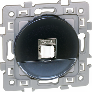 ขั้วต่ออีเธอร์เน็ตเกรด2ซ็อกเก็ต RJ45หุ้ม CAT6สี่เหลี่ยมมีฉนวนกันความร้อน - Product Image 1