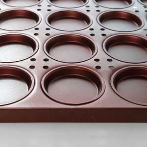 Teglia da Forno in Alluminio con 25 Cavità Rivestite in PTFE ad Alta Capacità <span class=keywords><strong>per</strong></span> <span class=keywords><strong>Muffin</strong></span> e Cupcake - Product Image 3