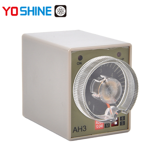 Relais temporisé YOSHINE AH3-A, AC110V AC 220V DC12V, relais temporisé réglable avec plusieurs réglages <span class=keywords><strong>de</strong></span> plage pour le contrôle industriel - Product Image 1