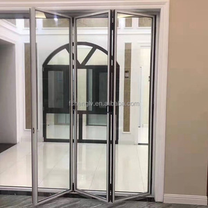 <span class=keywords><strong>Porte</strong></span> accordéon pliante en aluminium, <span class=keywords><strong>prix</strong></span>, portes pliantes courbes, portes moustiquaires pliantes - Product Image 2