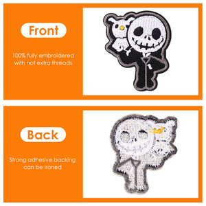 Hot bán tùy chỉnh DIY dễ thương nhân vật các bản vá lỗi thêu Chenille Hàng may mặc Phụ kiện cô gái các bản vá lỗi - Product Image 3