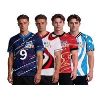 2026 Internationale Fußball-Saison Amerika-Set Uruguay-Stil Fan-Fußballtrikots Atmungsaktiv Schnelltrocknend Kurzarm