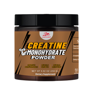 กรดอะมิโนไดอะมิโนอาหารเสริมผงโมโนไฮเดรตขนาดเล็กสำหรับสร้างกล้ามเนื้อฉลากขาว - Product Image 1