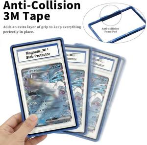 High Quality Aluminum Magnetic Business Card Holder 100% UV Resistant Tempered Glass Double Sided for <b>Display</b> <b>Case</b> - Product Image 2