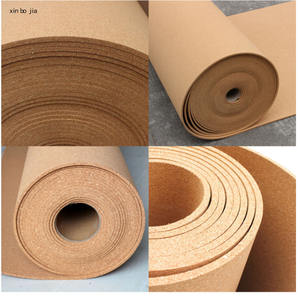 Rouleau de liège Xin Bo Jia, densité 300 kg/m³, résistance à la compression 80N, pour panneaux de meubles et revêtements de sol, vente directe d'usine Guangdong - Product Image 3