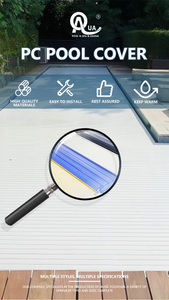 Couverture de piscine transparente en polycarbonate rigide Water Crown, protection anti-UV pour piscines intérieures de villas privées - Product Image 6