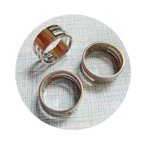 8 * 19 mm Kupfer Sprungring Öffner einfaches Öffnen Sprungring Werkzeuge schließen Finger Schmuckwerkzeuge für DIY Schmuckherstellung Funde 100 Stück