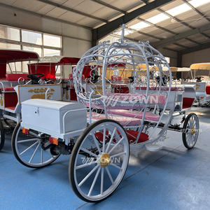 New Electric Factory Price Pumpkin Horse Carts Wedding Cinderella Royal Carriage for Princess - Product Image 4