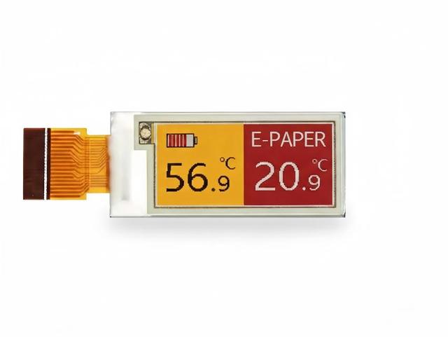 YZY 0.97 Inch E Ink Epaper Display Module 96x200 SPI Low Power JD79676 Driver IC Embedded No Backlight BWRY Electronic Shelf