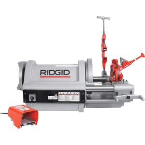 Máquina de roscar Ridgid 1224 NPT, roscadora eléctrica de tuberías de 120 voltios para tuberías de acero de 1/4 a 4 pulgadas, grado profesional - Product Image 1
