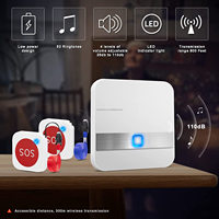 Sécurité à domicile Sonnette d'alerte pour les patients Téléavertisseur sans fil pour les aidants SOS Bouton d'appel Alarmes personnelles Suresafe pour les personnes âgées