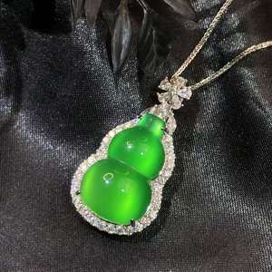 Collier Mai Sui Lu Lu Tong en argent pur S925, style rétro, petit pendentif taille fine, chaîne de clavicule, sensation haut de gamme, cadeau - Product Image 3