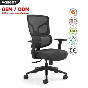 Grosir kustom kursi kantor klasik dengan bantal sandaran kepala nyaman untuk pereda nyeri punggung - Product Image 1