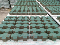 Grille de gazon perméable en béton écologique avec design poreux, garantie 1 an pour la création de parcs vertes urbains et le stationnement.