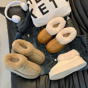 Nouvelles bottes Uggs 2026 pour <span class=keywords><strong>femme</strong></span>, <span class=keywords><strong>style</strong></span> automne-hiver, à semelle épaisse, fourrées, pour intérieur et extérieur, bottes de neige - Product Image 5