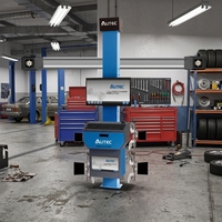 AUTEC ATW-A60, Alineador de Ruedas 3D y Elevador de Autos de Cuatro Postes, Garantía de 12 Meses, Potencia de 0.25KW, Sin Límite
