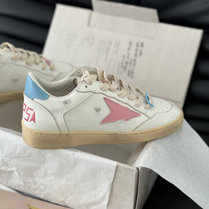 Zapatillas Ball Star de Cuero Genuino de Alta Calidad, Estilo Retro, con Cordones, Planas, Vulcanizadas, para Verano, que Aumentan la Estatura - Product Image 2