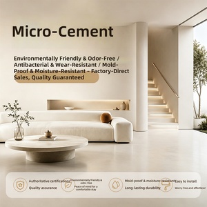 Revestimiento Mineral Inorgánico Ecológico <span class=keywords><strong>de</strong></span> <span class=keywords><strong>Microcemento</strong></span> Mate Personalizado Premium, Antideslizante, Antimoho, Sin Juntas, para Cocina y Baño - Product Image 1