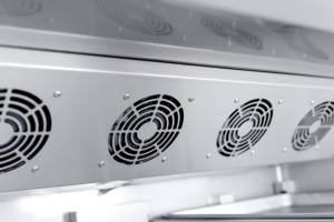 NE-803 Equipo de refrigeración de cocina comercial Organizador múltiple de acero inoxidable Refrigerador de tres cajones de una puerta superior - Product Image 2