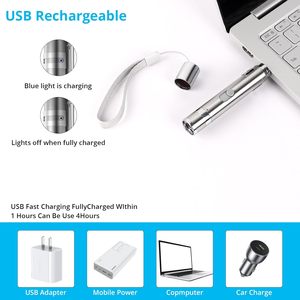 ของเล่นชี้เลเซอร์สำหรับแมว 3 in 1 แบบหลายมุม ชาร์จผ่าน USB ผลิตจากสแตนเลส เป็นมิตรกับสิ่งแวดล้อม พร้อมไฟ LED สำหรับฝึกฝนการเคลื่อนไหวทั้งในบ้านและนอกบ้าน - Product Image 4