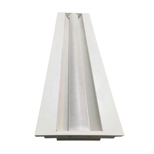 1x4ft 2X4ft发光二极管灯槽面板灯T8 30x120cm厘米，带2个T8管SMD2835发光二极管现代铝结构，用于仓库照明 - Product Image 1