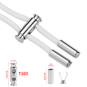 Hebilla de cordón ajustable Accesorio de ropa con cierre de resorte Tapón de cordón de <span class=keywords><strong>metal</strong></span> Técnica de revestimiento de aleación de zinc - Product Image 5