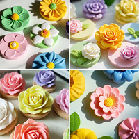 Poudre de gypse colorée sans bulles en 12 couleurs pour la sculpture artisanale DIY