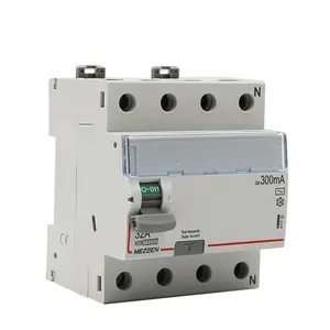 Wholesale China Factory OEM Earth Leakage Circuit Breaker DX3-ID 40A 4P 30mA 100mA 300mA RCCB RCBO