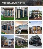 Maison préfabriquée mobile anti-sismique de 20 pieds ou 40 pieds, 2 à 5 chambres, pliable, extensible, étanche, moderne, pour centre commercial, école, supermarché